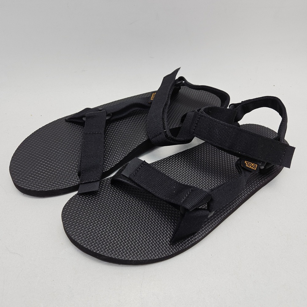 Teva Original Universal Black Sport Sandals Mens 12 1004010 Adjustable Straps